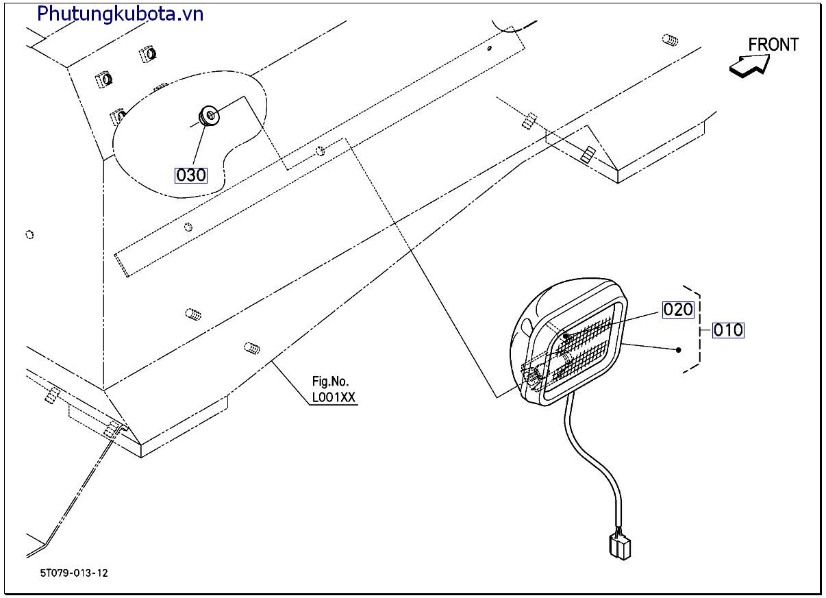 Đèn tác nghiệp phễu nạp liệu)